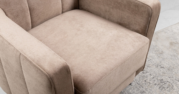 Кресло для отдыха Арно ТК 565 велюр Лаки 04 песочный