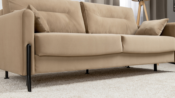 Диван-кровать прямой Барселона ТД 670 велюр Diagonal 290 бежевый