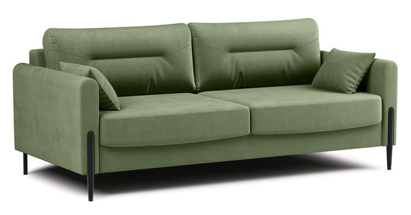 Диван-кровать прямой Барселона ТД 672 велюр Diagonal 694 оливковый