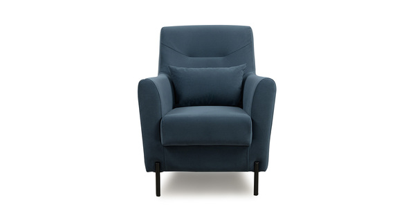 Кресло для отдыха Барселона ТК 674 велюр Diagonal 999 синий
