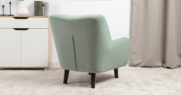 Кресло для отдыха Дакота ТК 585 велюр Vendetta 18 ментоловый, Marcello-5 1327 A1 col 19 ментоловый орнамент