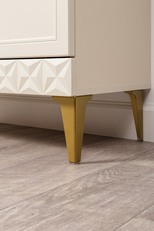 Комод Марион 16.256 Слоновая кость С341 PE, Слоновая кость 6898 ПВХ, Белый PE шагрень