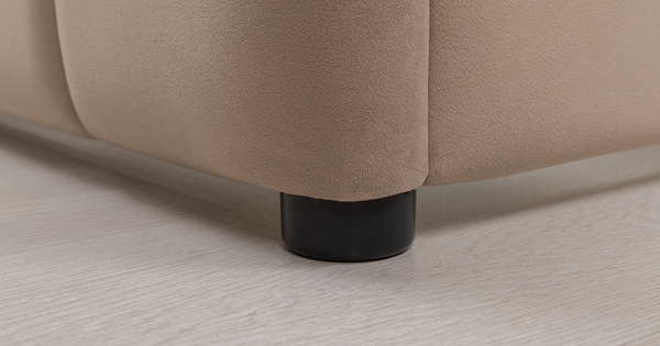 Кровать Милана 180 велюр бежевый кофейный с ортопедическим основанием и подъемным механизмом