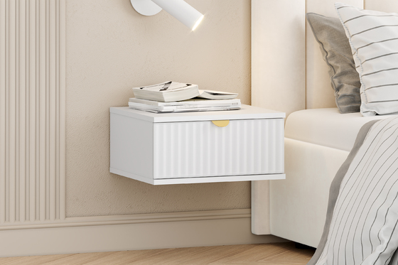 Тумба Дакота НМ 040.20 меренга, белый