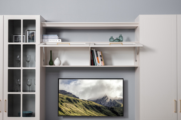 Шкаф навесной Ричфорд 16.328 кашемир 5981 BS, моно керамика D166-2 ПВХ