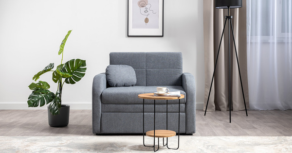 Кресло-кровать Тео (85) ТК 909 велюр Danco 995 серый